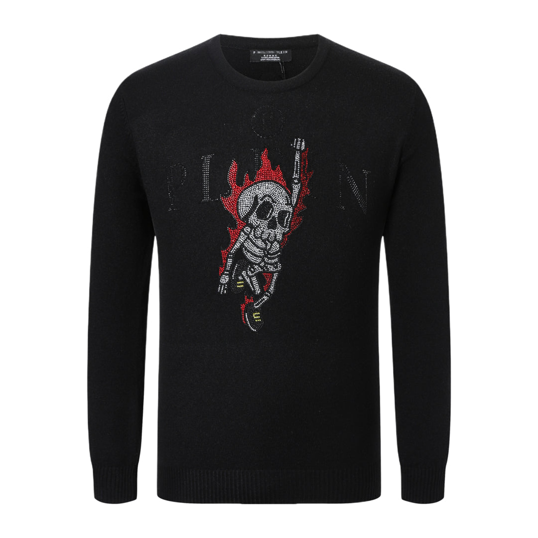 New Wool Sweatshirt Skull