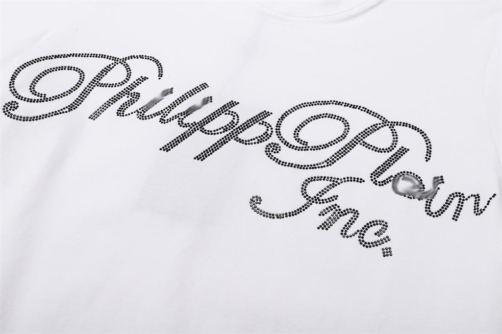 New T-shirt Crystal Letter