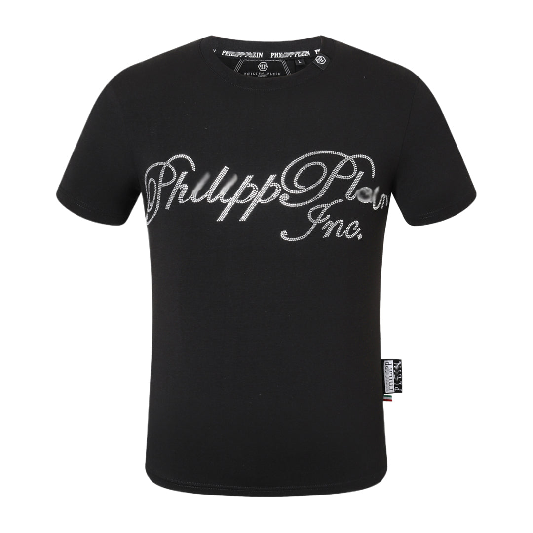 New T-shirt Crystal Letter