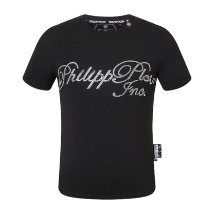 New T-shirt Crystal Letter