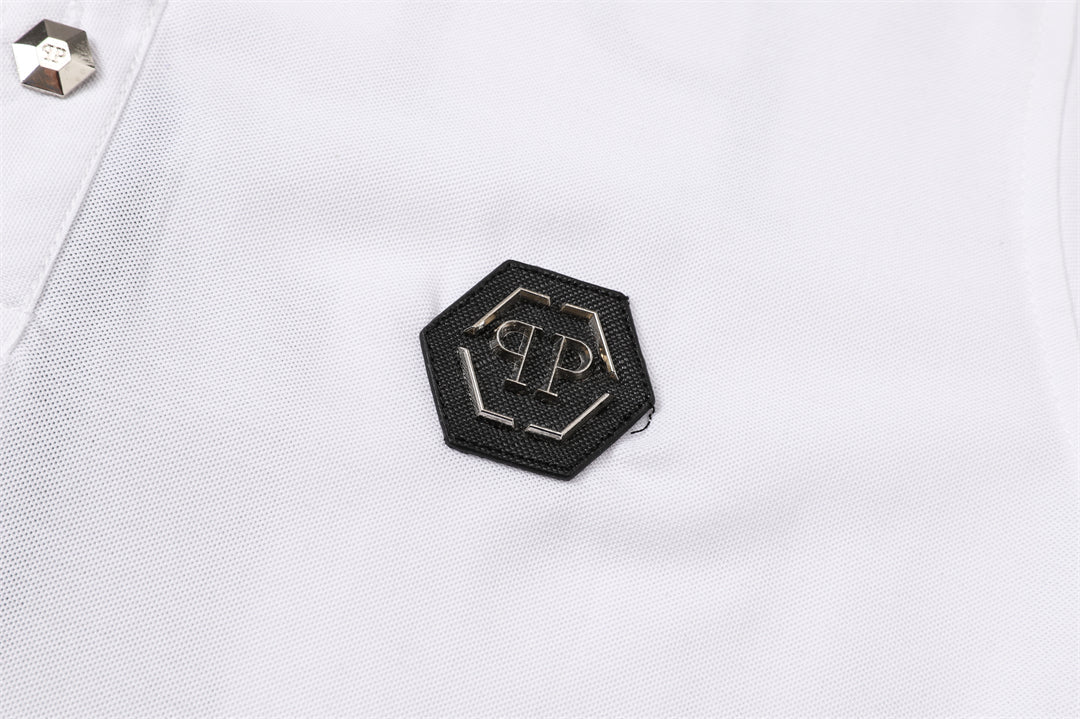 New Polo shirt Crystal Letter