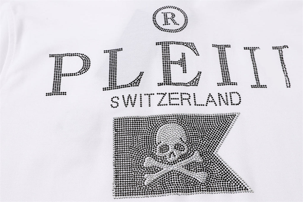New Polo shirt Crystal Letter