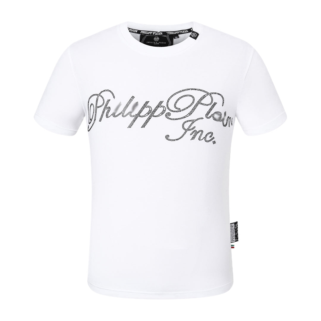New T-shirt Crystal Letter