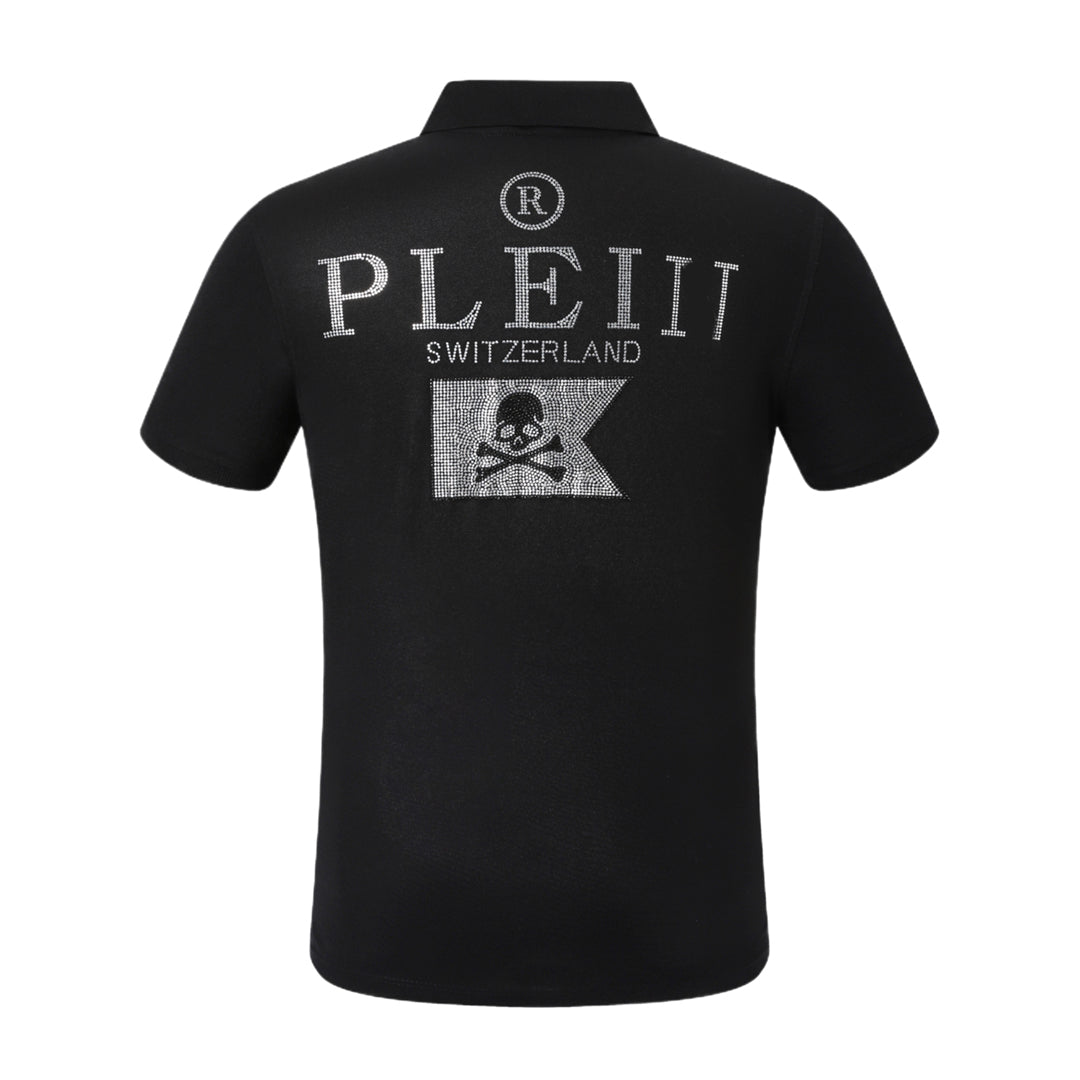 New Polo shirt Crystal Letter
