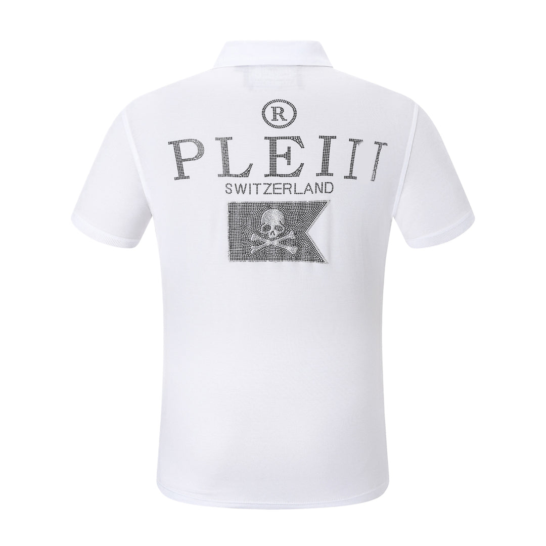 New Polo shirt Crystal Letter