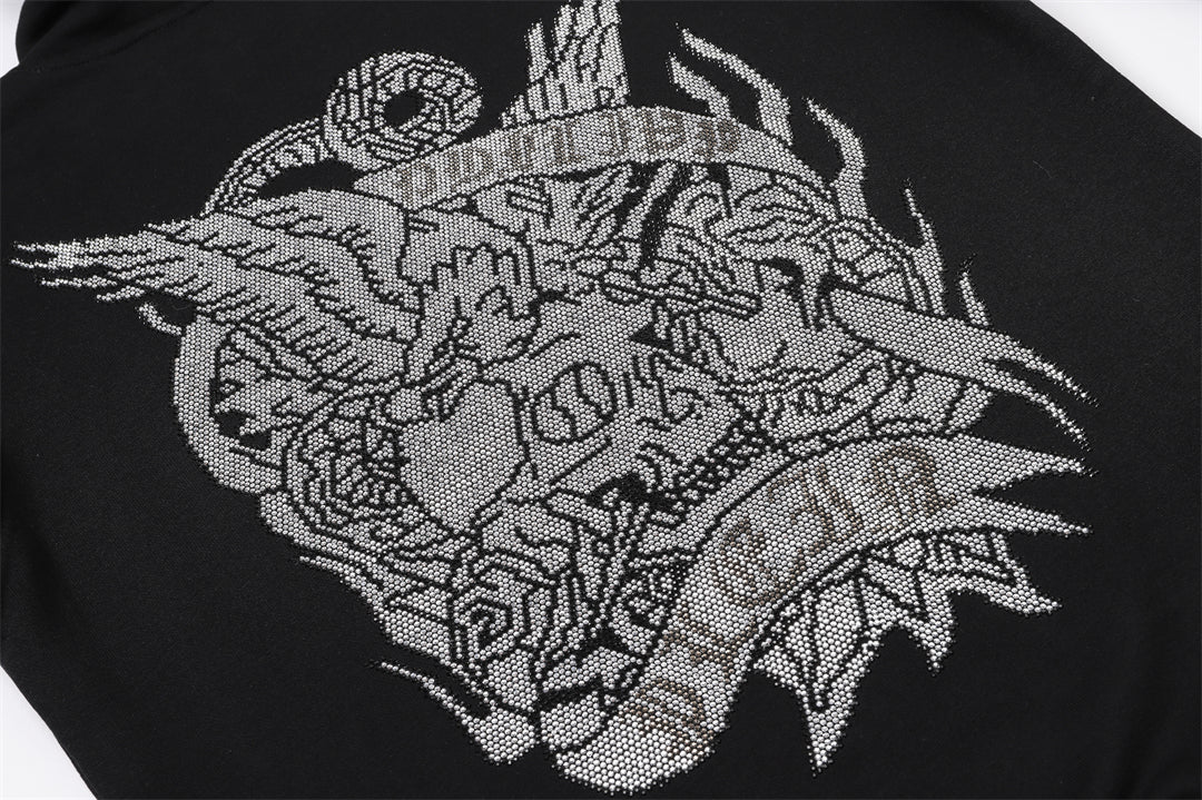 New Hoodie Back Eagle