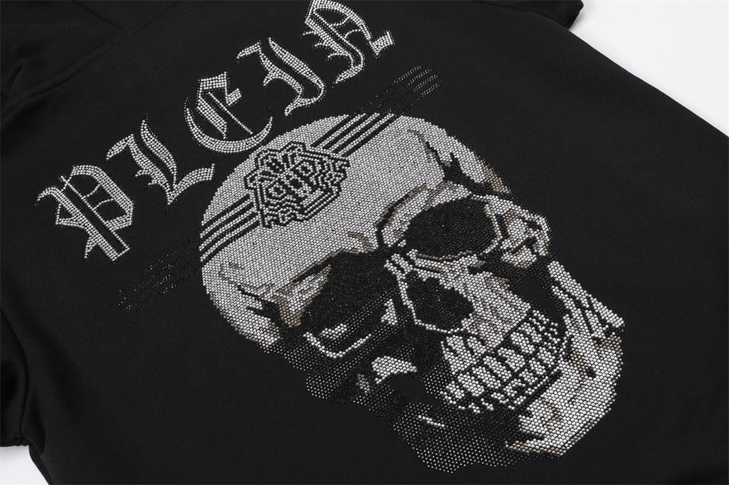 New Hoodie Back Skull