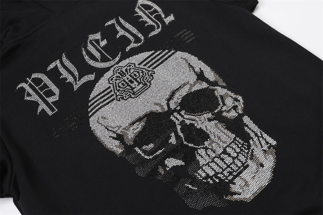 New Hoodie Back Skull