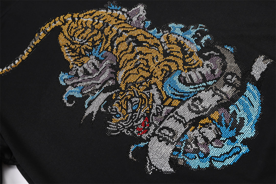 New Hoodie Back Tiger