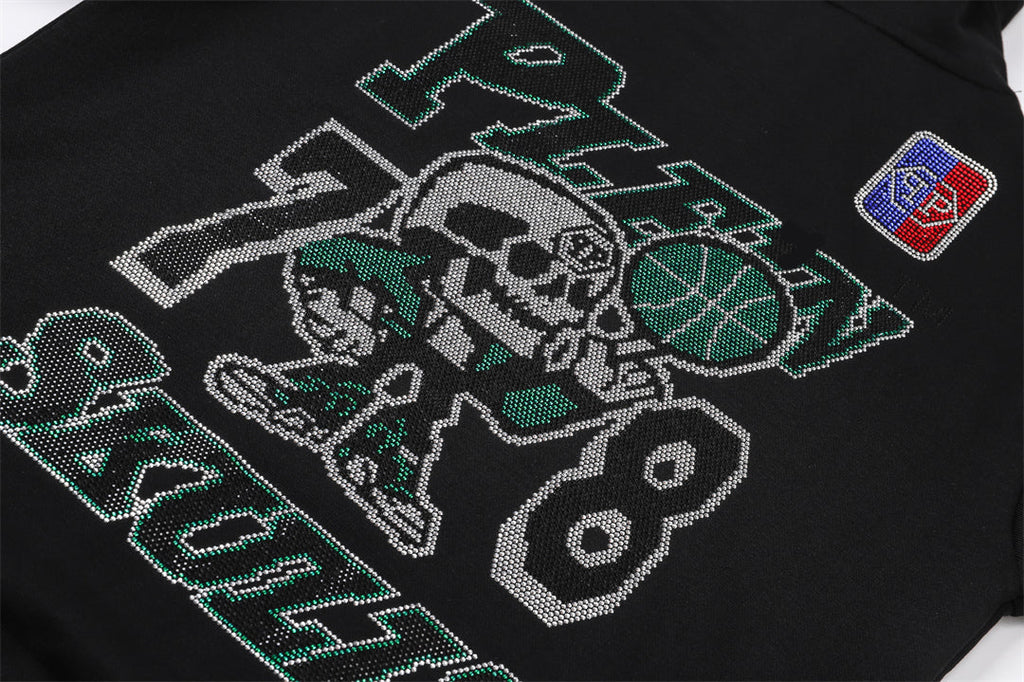 New Hoodie Back Skull