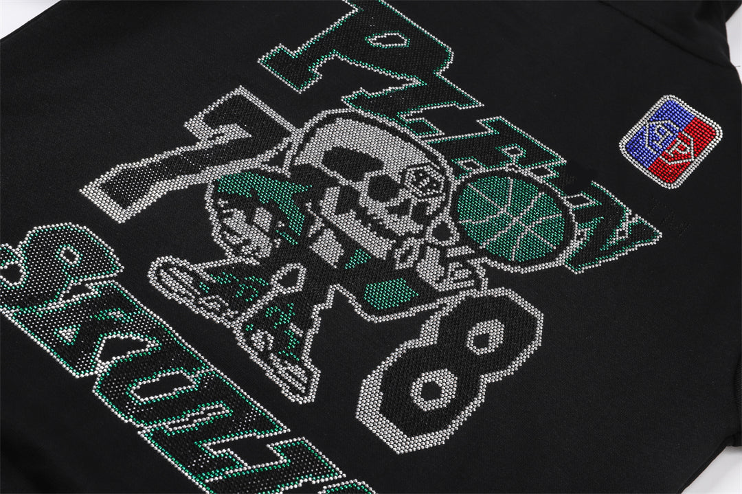 New Hoodie Back Skull