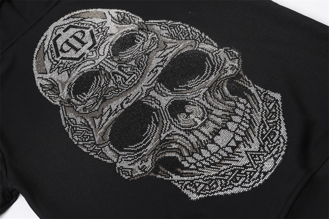 New Hoodie Back Skull