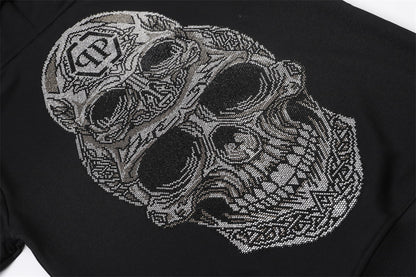 New Hoodie Back Skull