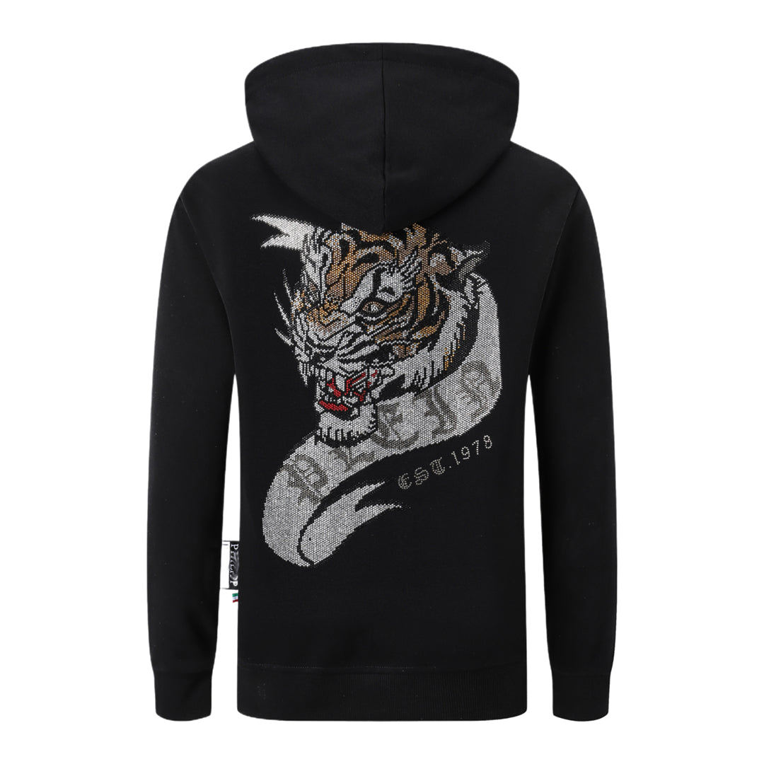 New Hoodie Back Tiger