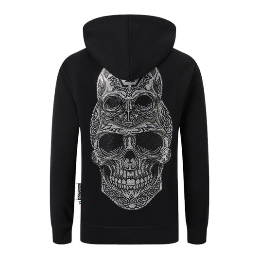 New Hoodie Back Skull