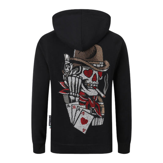 New Hoodie Back Skull