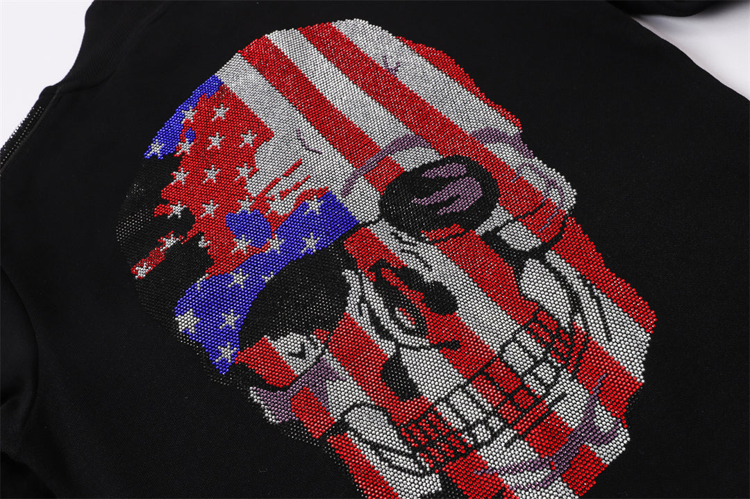 New Skull Hoodie Jacket