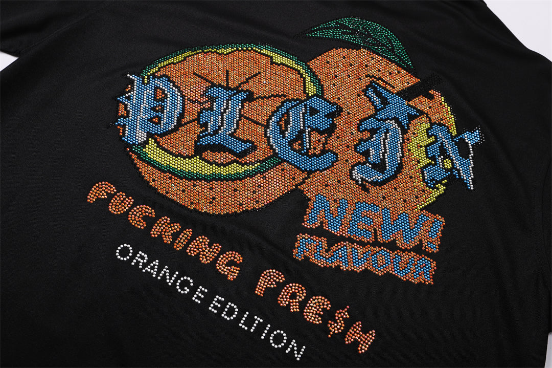 New Polo shirt Crystal Pumpkin
