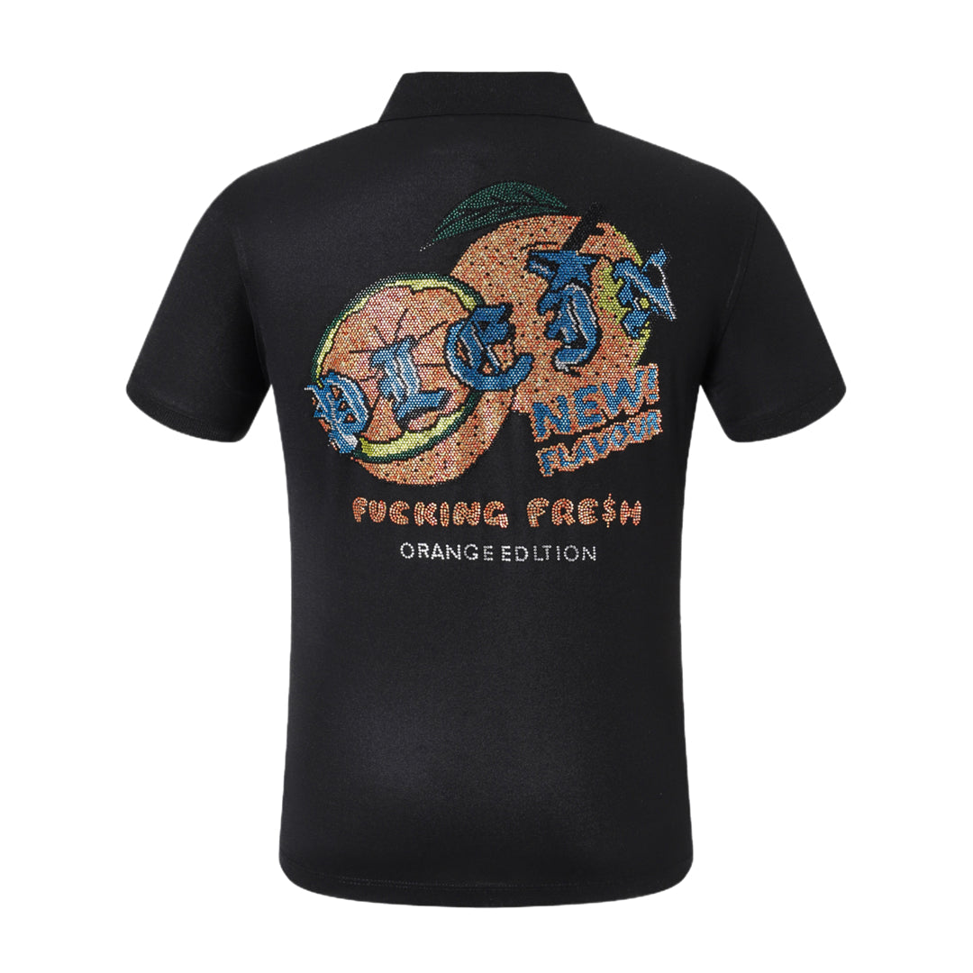 New Polo shirt Crystal Pumpkin