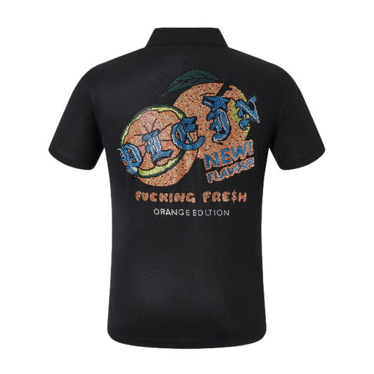New Polo shirt Crystal Pumpkin