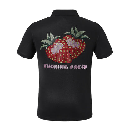 New Polo shirt Crystal Strawberry