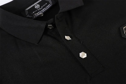 New Polo shirt Crystal Letter