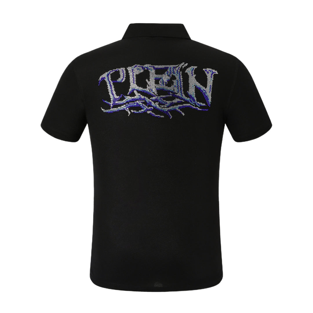 New Polo shirt Crystal Letter