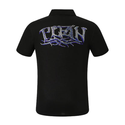 New Polo shirt Crystal Letter