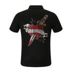 New Polo shirt Crystal Heart