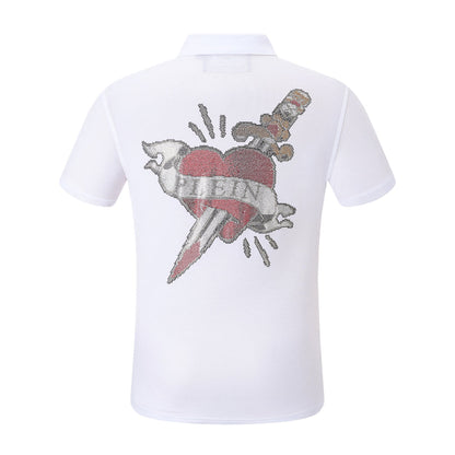 New Polo shirt Crystal Heart