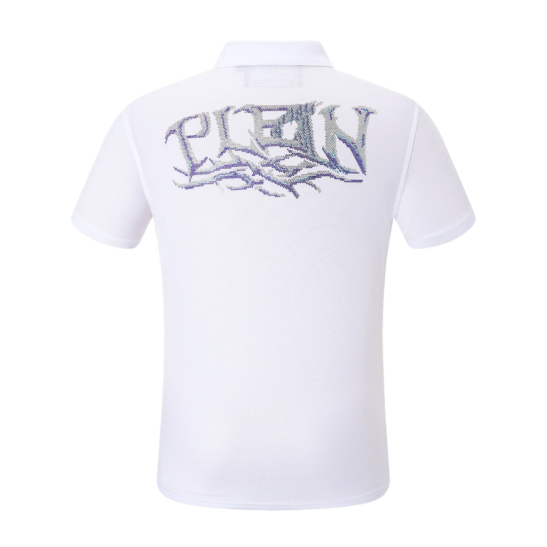 New Polo shirt Crystal Letter