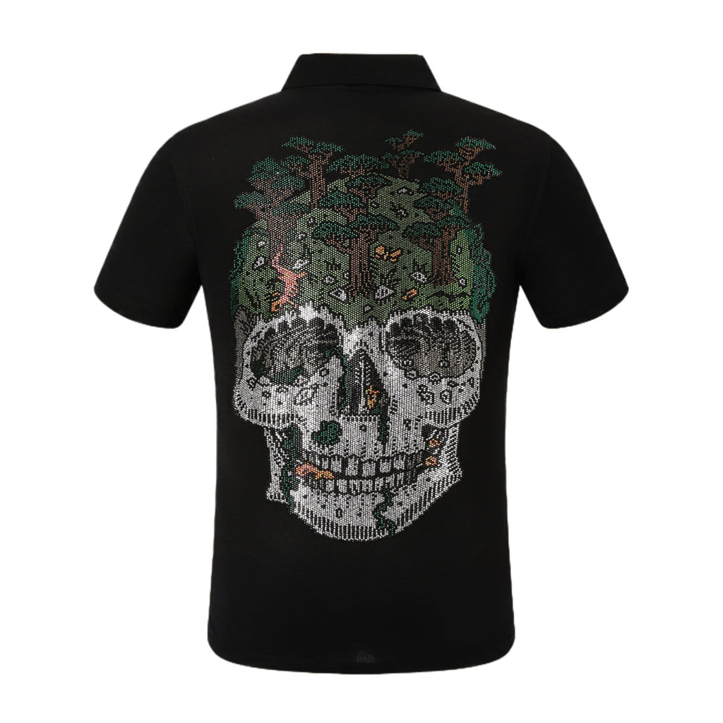 New Polo shirt Crystal Skull