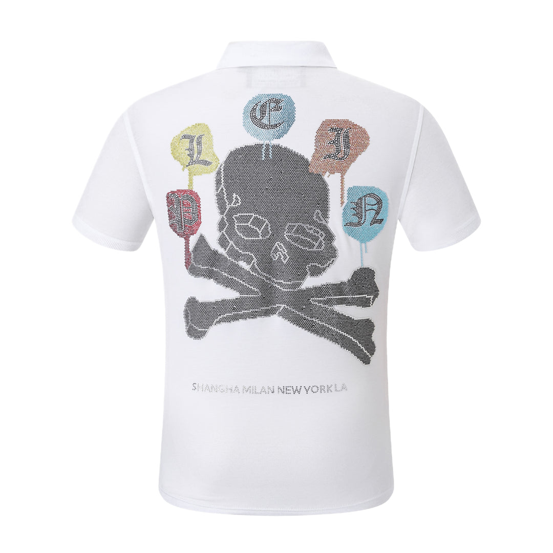 New Polo shirt Crystal Skull
