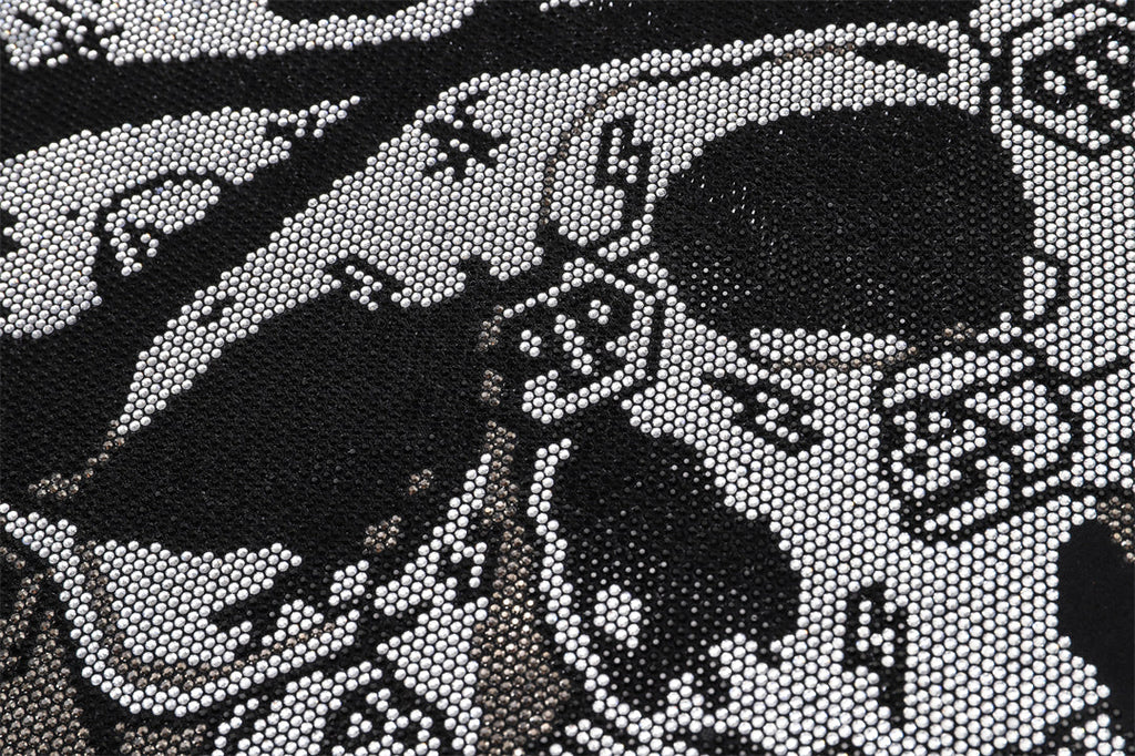 New Hoodie Back Skull