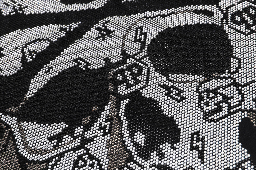 New Hoodie Back Skull