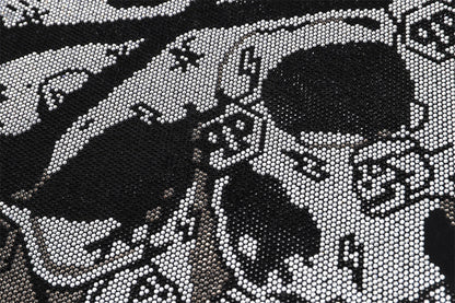 New Hoodie Back Skull
