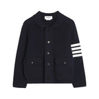 4 Bars wool coat jacket