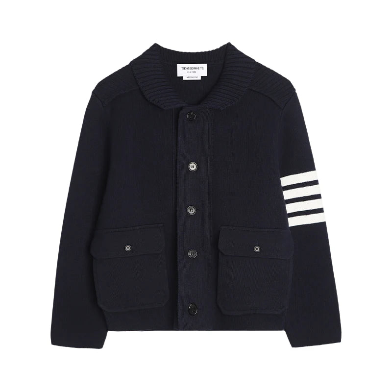4 Bars wool coat jacket
