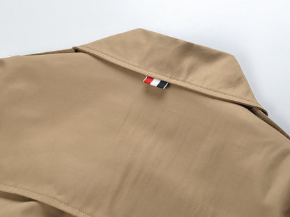 Women Mid-length Trench Coat