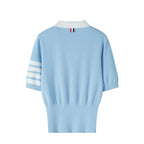 Women Blue polo shirt