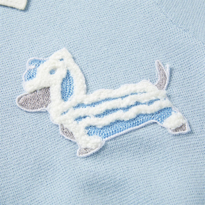 Women Blue polo shirt