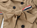 Women Mid-length Trench Coat