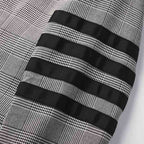 4 Bars plaid suits coat