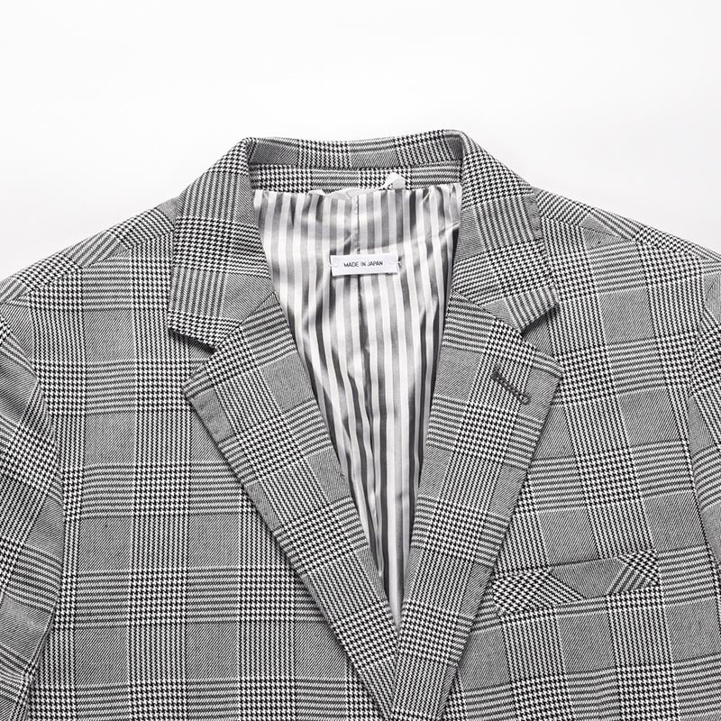 4 Bars plaid suits coat