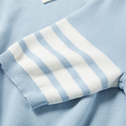Women Blue polo shirt