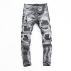 New Gray Ripped Jeans