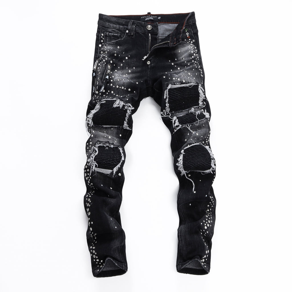 New Black Ripped Jeans