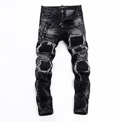 New Black Ripped Jeans