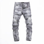 New Gray Ripped Jeans