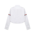 Women waist-baring shirt